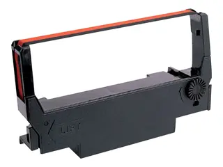 Epson ERC 38BR - Svart, rød - skriverbånd for OmniLink TM-U220; TM U200, U220, U230, U300, U325, U375