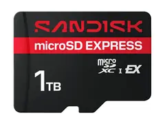 SanDisk - Flashminnekort - 1 TB - UHS-I - microSD PCI Express Gen 3.1 UHS-I
