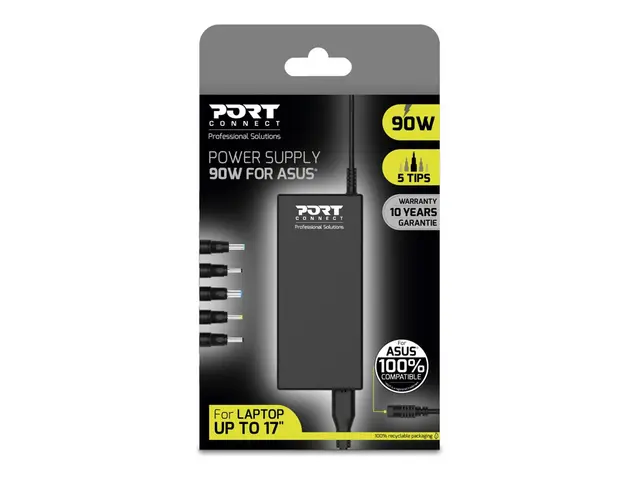PORT Connect - Strømadapter AC 100-240 V 90 watt