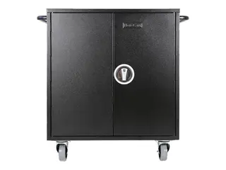 LEBA NoteCart Flex Extended 24 - Vogn (kun lading) for 24 nettbrett / notebook-er - USB-C-lader inkludert 24x USB-C til USB-C-kabler - l&#229;sbar - skjermst&#248;rrelse: inntil 15,6&quot;