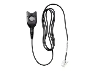 EPOS CSTD 01-1 - Hodetelefonkabel - EasyDisconnect til RJ-9 hann 1 m - svart - standard bunnkabel