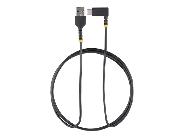 StarTech.com 6ft (2m) USB A to C Charging Cable Right Angle, Heavy...
