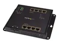 STARTECH GBE SWITCH - 8-PORT POE+ PLUS 2 SFP PORTS-8-PORT MANAGED SWITCH
