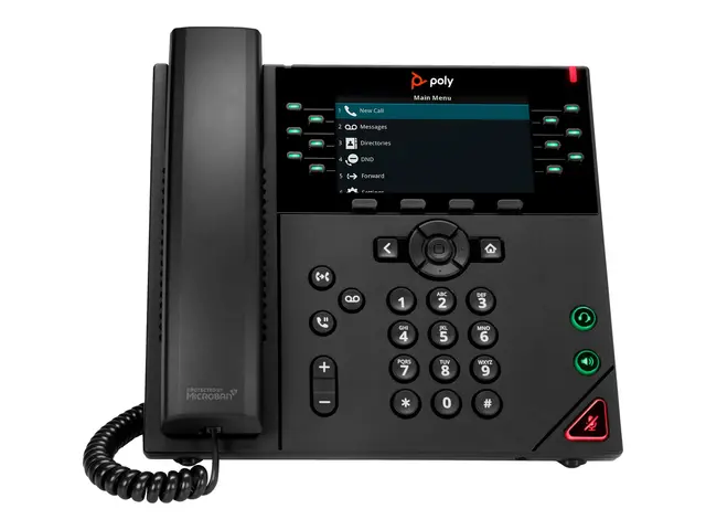 Poly VVX 450 - VoIP-telefon treveis anropskapasitet SRTP, SIP, SDP...