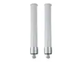 HPE Aruba ANT-2x2-2005 - Antennesett - stangmonterbar utend&#248;rs - 5 dBi (for 2.4 - 2.5 GHz) - rundtstr&#229;lende - hvit - for HPE Aruba AP-584, AP-585, AP-587; AirMesh MSR4KP