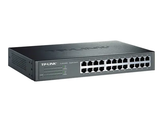 TP-Link TL-SG1024D - Switch - 24 x 10/100/1000 - stasjonær, rackmo...