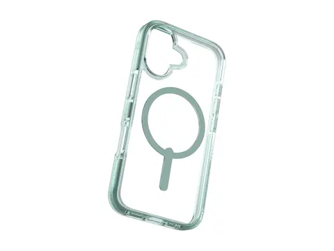 Zagg Santa Cruz Snap - Baksidedeksel for mobiltelefon MagSafe-samsvar - grafen - grønn - for Apple iPhone 16