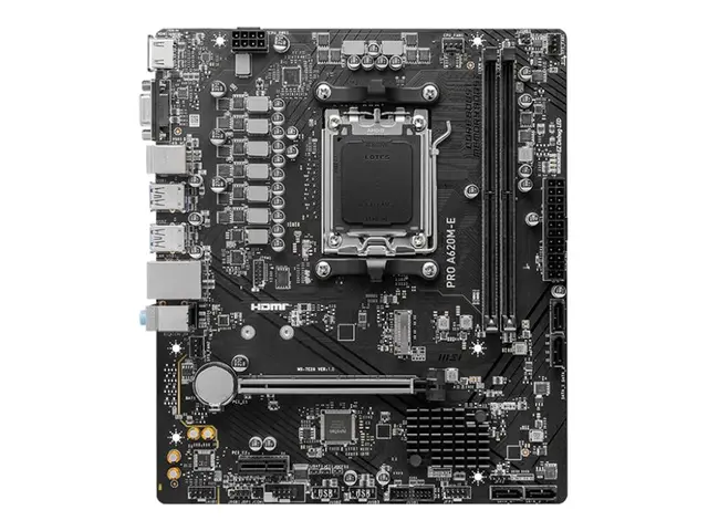 MSI PRO A620M-E - Hovedkort micro ATX Socket AM5 AMD A620 Chipset ...
