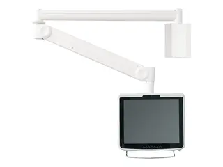 Neomounts FPMA-HAW100 - Brakett - full bevegelse for LCD-skjerm - medisinsk - hvit - skjermst&#248;rrelse: 10&quot;-24&quot; - veggmonterbar