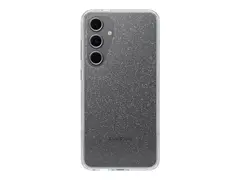 OtterBox Symmetry Series Clear Baksidedeksel for mobiltelefon - polykarbonatlag, termoplastisk elastomer (TPE) - stjernest&#248;v (klart glitter) - for Samsung Galaxy S24 FE