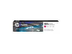 HP 981X - 116 ml - Høy ytelse - magenta - original PageWide - blekkpatron - for PageWide Enterprise Color MFP 586; PageWide Managed Color E55650