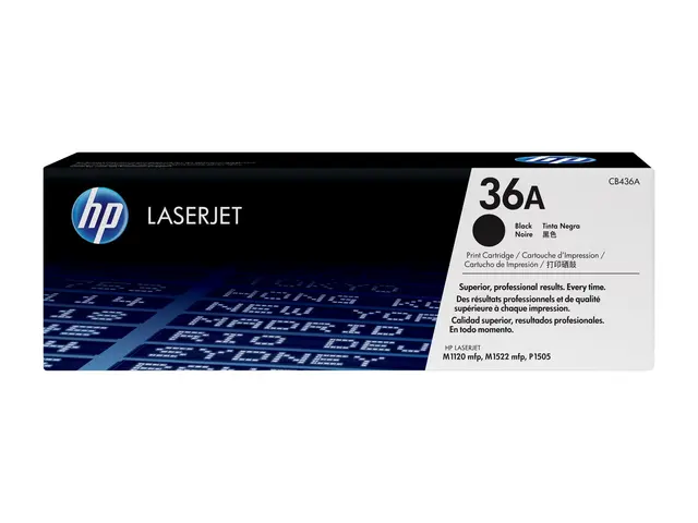 HP 36A - Svart original LaserJet tonerpatron (CB436A) for P1505, P...
