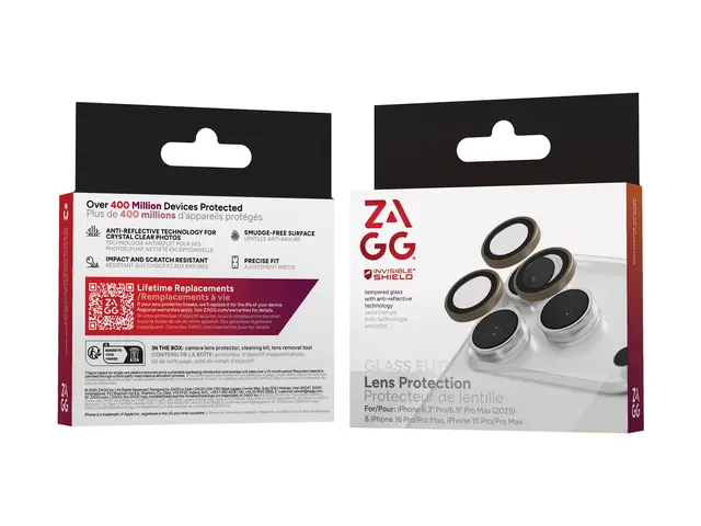 ZAGG InvisibleShield Premium GL - Linsebeskytter for mobiltelefon ...