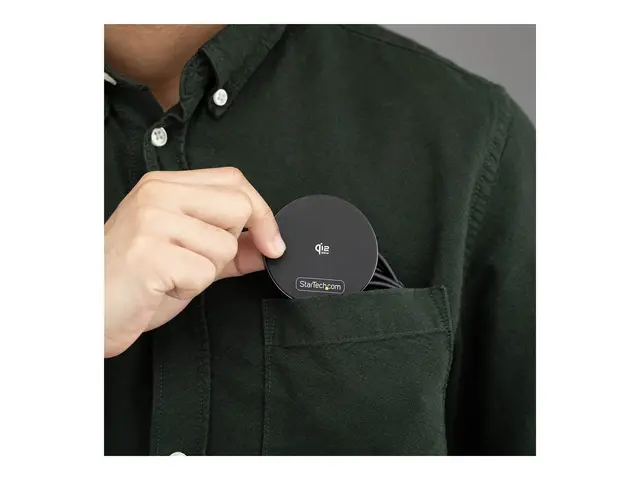 Startech - Trådløs ladepute - Qi 2.2, magnetisk, med USB-C forbund...