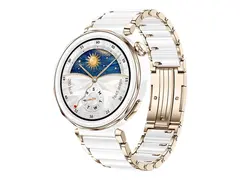 Huawei Watch GT 5 Pro - 42 mm - hvit keramikk smartklokke med stropp - h&#229;ndleddst&#248;rrelse: 130-190 mm - display 1.32&quot; - NFC, Bluetooth - 83 g - hvit
