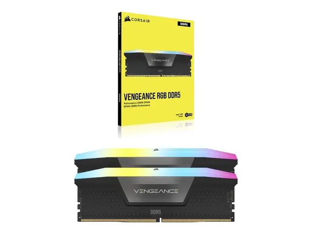 CORSAIR Vengeance RGB - DDR5 sett 32 GB: 2 x 16 GB DIMM 288-pin 60...