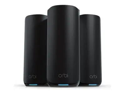NETGEAR Orbi 870 Series RBE873 - Wi-Fi-system (ruter, 2 utvidere) ...