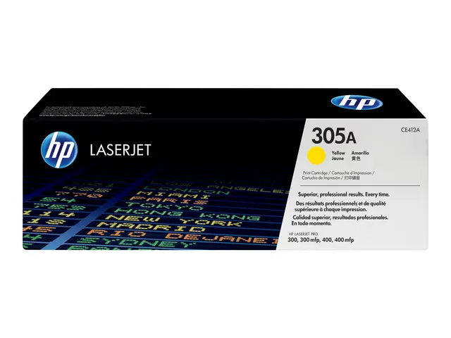 HP 305A - Gul original LaserJet tonerpatron (CE412A) for Pro 300 M...