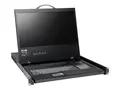 Eaton Tripp Lite series 16-Port Rack Console VGA KVM Switch w/ 19" LCD 1U TAA KVM-svitsj - 16 x KVM port(s) - 1 lokalbruker - rackmonterbar