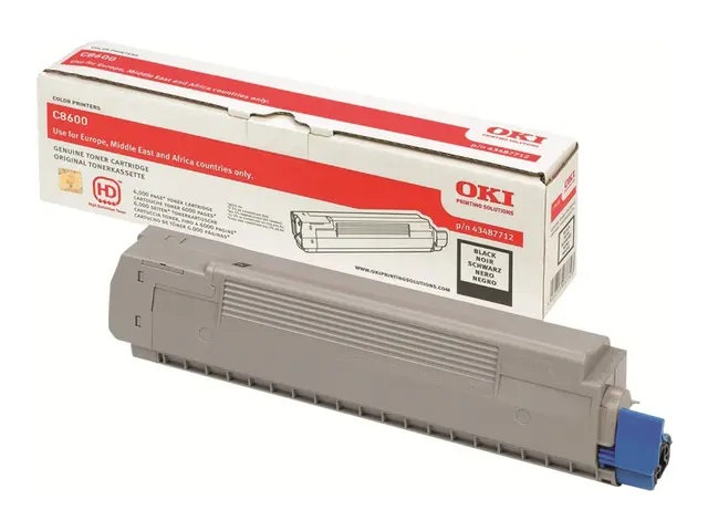 OKI - Svart - original - tonerpatron - for C8600cdtn, 8600dn, 8600...