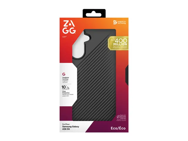 ZAGG Luxe - Baksidedeksel for mobiltelefon svart Samsung Galaxy A56