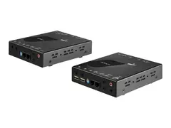 StarTech.com HDMI KVM Extender over IP Network 4K 30Hz HDMI and USB over IP LAN or Cat5e/Cat6 Ethernet (100m/330ft) - Remote KVM Console - Video/lyd-forlenger - HDMI - opp til 100 km - TAA-samsvar