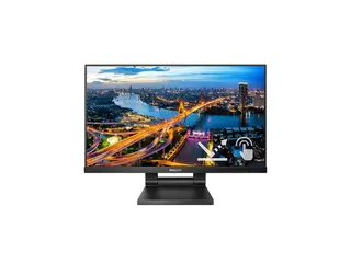 Philips 242B1TC - LED-skjerm - 24" (23.8" synlig) berøringsskjerm - 1920 x 1080 Full HD (1080p) @ 75 Hz - IPS - 250 cd/m² - 1000:1 - 4 ms - HDMI, VGA, DisplayPort - høyttalere - svart tekstur