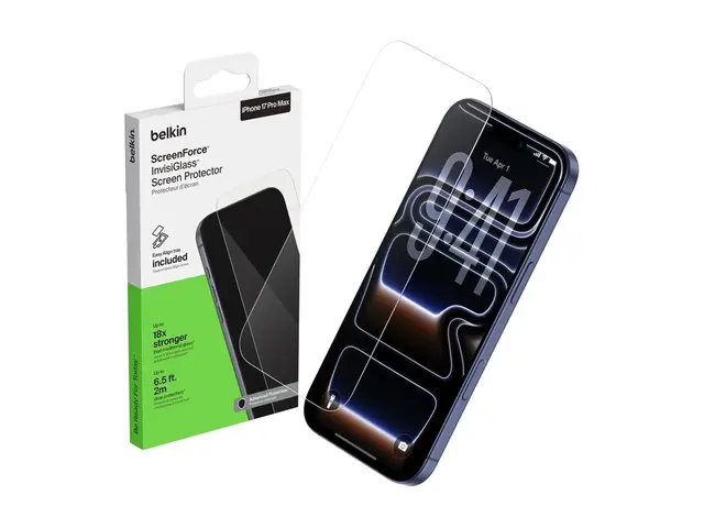 Belkin ScreenForce InvisiGlass - Skjermbeskyttelse for mobiltelefo...
