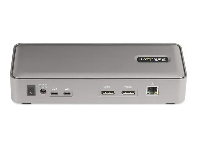 StarTech.com Dual-Laptop USB-C KVM Docking Station, Dual Monitor 4...