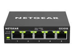 NETGEAR Plus GS305E - Switch - smart 5 x 10/100/1000
