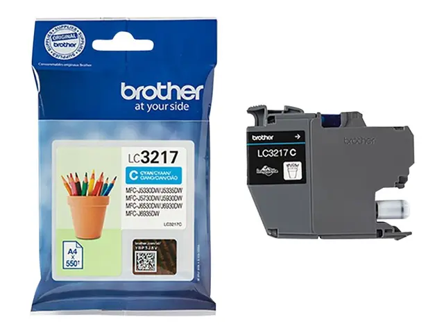 Brother LC3217C - Cyan original blekkpatron for MFC-J5335DW, MFC-J...