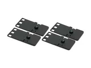 APC - Rack-brakett - svart - 1U - 19"/23" (en pakke 4)