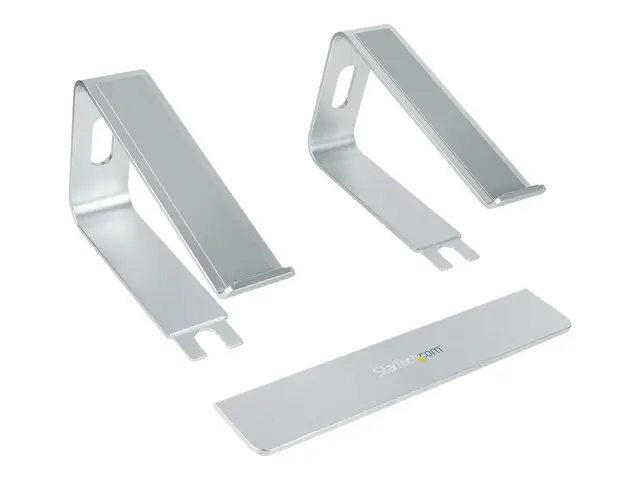 StarTech.com Laptop Stand for Desk, 5kg/11lb, Aluminum, Silver, Er...