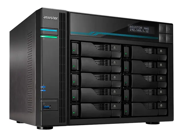 ASUSTOR Lockerstor 10 Pro AS7110T - NAS-server - 10 brønner - SATA...