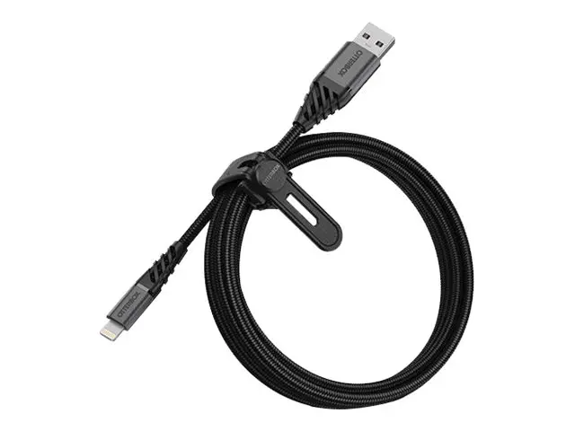 OtterBox Premium - Lightning-kabel USB hann til Lightning 2 m mørk...