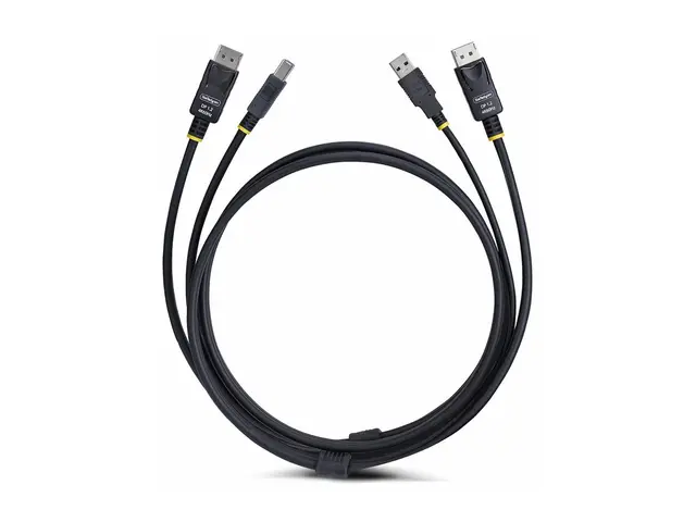 StarTech.com 6ft (1.8m) DisplayPort and USB 5Gbps KVM Cable - Tast...