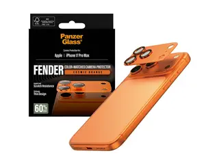 PanzerGlass FENDER - Linsebeskytter for mobiltelefon oransje - for Apple iPhone 17 Pro Max