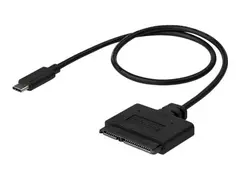 StarTech.com USB C to SATA Adapter - External Hard Drive Connector for 2.5&#39;&#39; SATA Drives SATA SSD / HDD to USB C Cable (USB31CSAT3CB) - Diskkontroller - 2.5&quot;, 3.5&quot; - SATA 6Gb/s - USB 3.1 (Gen 2) - svart