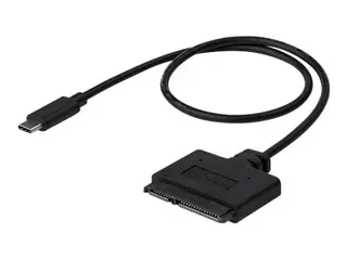 StarTech.com USB C to SATA Adapter - External Hard Drive Connector for 2.5&#39;&#39; SATA Drives SATA SSD / HDD to USB C Cable (USB31CSAT3CB) - Diskkontroller - 2.5&quot;, 3.5&quot; - SATA 6Gb/s - USB 3.1 (Gen 2) - svart