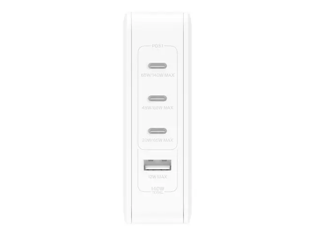 Belkin BoostCharge Pro - Strømadapter GaN-teknologi 140 watt Fast ...