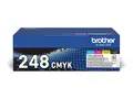 Brother TN248VAL Multipack - 4-pack - svart, gul, cyan, magenta original - boks - tonerpatron - for Brother DCP-L3515, L3520, L3555, L3560, HL-L3220, L3240, MFC-L3740, L3760, L8340, L8390