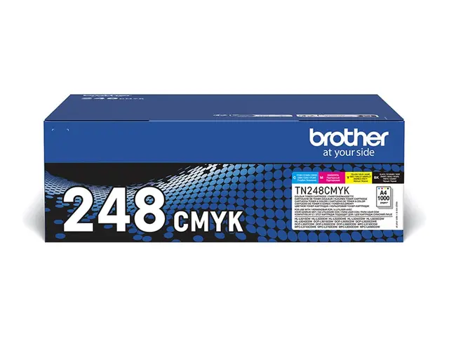 Brother TN248VAL Multipack - 4-pack svart, gul, cyan, magenta orig...