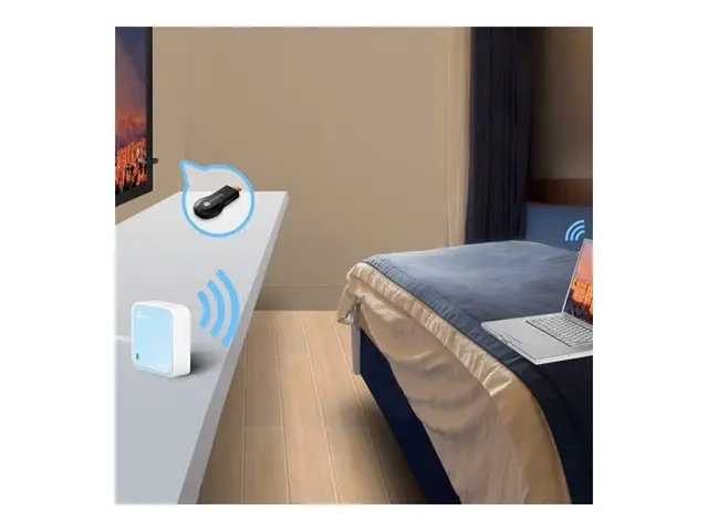 TP-Link TL-WR802N - Trådløs ruter 2,4 GHz