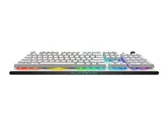 Alienware Tri-Mode AW920K - Tastatur AlienFX per n&#248;kkel RGB / 16,8 millioner farger - tr&#229;dl&#248;s - 2.4 GHz, Bluetooth 5.1, USB - QWERTY - amerikansk engelsk - tastsvitsj: CHERRY MX Red - m&#229;nelys