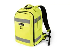 DICOTA Hi-Vis V2 - Ryggsekk - 32-38 liter polyester, termoplast-polyuretan (TPU) - gul
