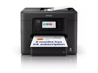 Epson WorkForce Pro WF-4930 - Multifunksjonsskriver farge - ink-jet - A4/Legal (medie) - opp til 25 spm (trykking) - 500 ark - 33.6 kbps - USB 2.0, LAN, USB-vert, Wi-Fi(ac) - med 6 måneder gratis ReadyPrint Flex-abonnement