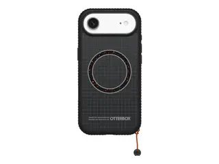 OtterBox Sole Series - Baksidedeksel for mobiltelefon MagSafe-samsvar - polykarbonat, nylonstoff, termoplastisk elastomer (TPE) - midnattskretser (svart) - for Apple iPhone Air