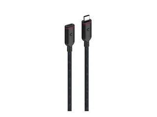 UNISYNK - USB-kabel - 24 pin USB-C (hann) til 24 pin USB-C (hunn) 80 cm - 4K 60Hz st&#248;tte, 8K 30Hz st&#248;tte - svart