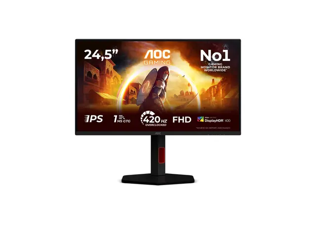 AOC Gaming 25G4KUR - G4 Series LED-skjerm gaming 25" (24.5" synlig...