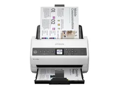 Epson WorkForce DS-730N - Dokumentskanner Contact Image Sensor (CIS) - Dupleks - A4/Legal - 600 dpi x 600 dpi - inntil 40 spm (mono) / inntil 40 spm (farge) - ADF (100 ark) - inntil 4500 skann pr. dag - USB 2.0, Gigabit LAN